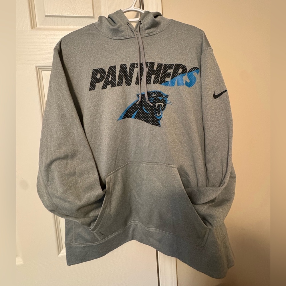 Nike Therma-Fit Gray Hoodie panthers